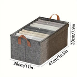 Foldable Clothes Storage Box With Lid