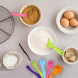 Colorful Measuring Spoons Super Useful Measuring Spoon for Cake Baking Sugar Set Of 5Pc - Alif Online