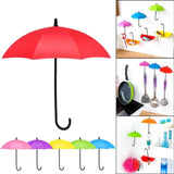 Colorful Umbrella Wall Hook Key Hair Pin Holder Umbrella Shaped Holder