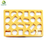 Cookie Cutter Geometric Biscuit Cookie Mold Square Fondant Chocolate Mold Cuts Out Up To 24 Pieces At Once Bakeware - Alif Online