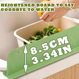 Silicone Sink Splash Guard with Suction Cup – Reusable Waterproof Kitchen Countertop Protector