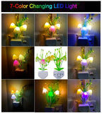 Cute Mushroom LED Night Light – Pack of 2