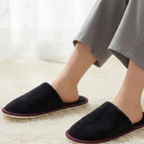 Indoor Soft Fabric Foam Slipper Cozy Home Comfort