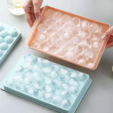 Round Ice Tray With Lid-Large
