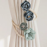 Branch Flower Flexible Metal Curtain Buckle