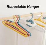 Drying Rack Traceless Swivel Hook Retractable 360Degree Rotatable Clothing Organizer Multi-Port Support Drying Bath Towel Hanger - Alif Online