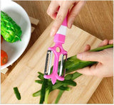 Dual Sided Peeler Fruit and Vegetables Paring Knife Julienne Peeler Kitchen Gadgets - Alif Online