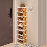 Multilayer Folding Shoe Rack Organizer with X Shape For Home