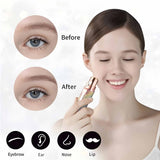2 IN 1 Rechargeable Electric Eyebrow Trimmer & Shaver for Multiple Body Parts