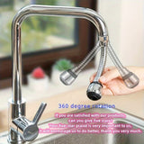 Flexible Faucet Sprayer Turbo Flex 360 Sink Faucet Sprayer Jet Stream Kitchen Accessories Faucet Head Dropship