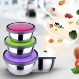 Food Container 3 Pcs Set Stainless Steel