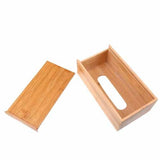 Tissue Box Wooden Rectangular