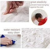 Pack Of 4 3D Foam Brick Wall Sheets 3MM