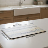 Anti-Slip Dish Drying/Dining Table Mat-Tribal Motif Design