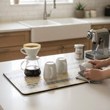 Anti-Slip Dish Drying/Dining Table Mat-Tribal Motif Design