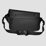 Men’s Leather Crossbody Waterproof  Bag Large Capacity Chest Bag
