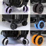 Silicone Luggage Wheel Protectors - 8pcs set