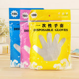 100 PCS Transparent Food-Safe Kitchen Gloves