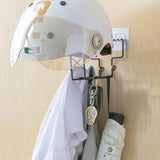 Wall Mounted Hat Holder Hook Rack