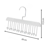 Anti Slip 8 Hook Coat & Scarf Organizer – Space Saving Hanger