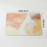 Anti-Slip Dish Drying/Dining Table Mat-Blushing Earth Tones Design