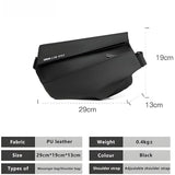 Men’s Leather Crossbody Waterproof  Bag Large Capacity Chest Bag