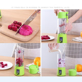 USB Rechargeable Juicer 6 Blades Electric Blender Portable Mixer