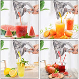Manual Juice Squeezer Aluminum Alloy Hand Pressure Juicer Pomegranate Orange Lemon Sugar Cane Juice Kitchen Accessories Tools