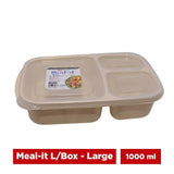 Meal-it Box Large 1000ml, Lunch Box with three portions/Compartments - Alif Online