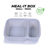 Meal-it Box Small 700ml, Lunch Box with three portions/Compartments - Alif Online