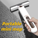 Mini Portable Mop Home Kitchen Car Multifunctional Desk Window Glass Sponge Squeezed Hand Wash Cleaning Tool - Alif Online