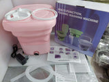 Mini Portable Washing Machine 7L Mini Foldable Washing Machine-Bucket for Clothes Laundry-For Camping, RV Travel - Alif Online