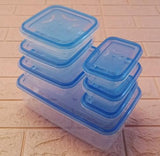 MODERN THUMB LOCK PACK OF 7PC FOOD KEEPER CONTAINER SET RANDOM COLORS - Alif Online