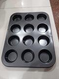 Muffins Tray 12 Cavity - Alif Online