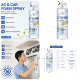 Air Conditioner Cleaner Foam Spray 500ml - Deep Coil Cleaning & Deodorizer