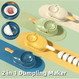 Portable 2 in 1 Dumpling Making Machine Two Steps Make Dumpling