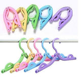 Portable Folding Clothes Hangers Travel Accessories Foldable Clothes Drying Rack for Travels