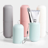Portable Toothbrush Holder Toothpaste Storage Cup Household Travel Nordic Simple Bathroom Toothbrush Protect Wash Tooth Set Box - Alif Online