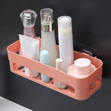Punch-free bathroom kitchen shelf Plastic bathroom vanity Holder Shelf Storage Organizer's - Alif Online