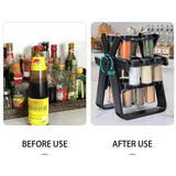 18 in 1 Rotating Ferris Wheel Glass Spice Rack