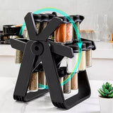 18 in 1 Rotating Ferris Wheel Glass Spice Rack