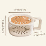 2 In 1 Fruit Strainer Container With Lid