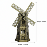 Windmill Decorative Showpiece Premium Metal Home & Office Decor