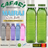 Safari Water Bottle Attractive Two Color Shades Pack Of 2 - Alif Online