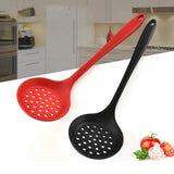 Silicone Colander Non-stick Kitchen Strainer Heat Resistant Filter Spoon Mesh Skimmer Kitchen - Alif Online