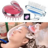 Silicone Head Body Massage Shampoo Brush Scalp