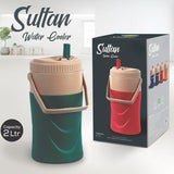 Sultan Jet Water Cooler 2 Ltr Drinking Portable Travelling Thermos - Alif Online