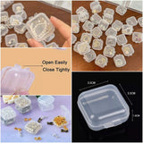 Transparent Mini Multifunctional Jewellery Storage Box (Pack of 5pcs)