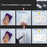 Wifi Router Shelf Storage Box Wall Mounted